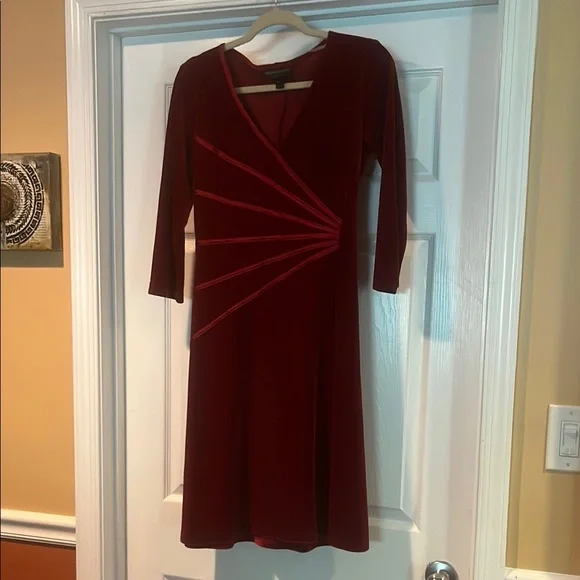 strapless open back dress Red Sleeveless Short Dress With Pockets main image 1